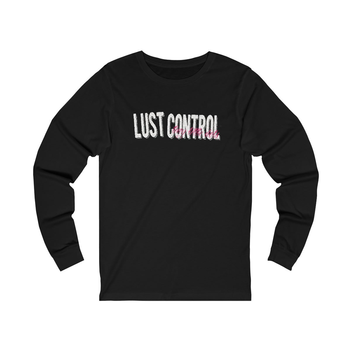 Lust Control – Tiny Little Dots Logo Long Sleeve Tshirt 3501