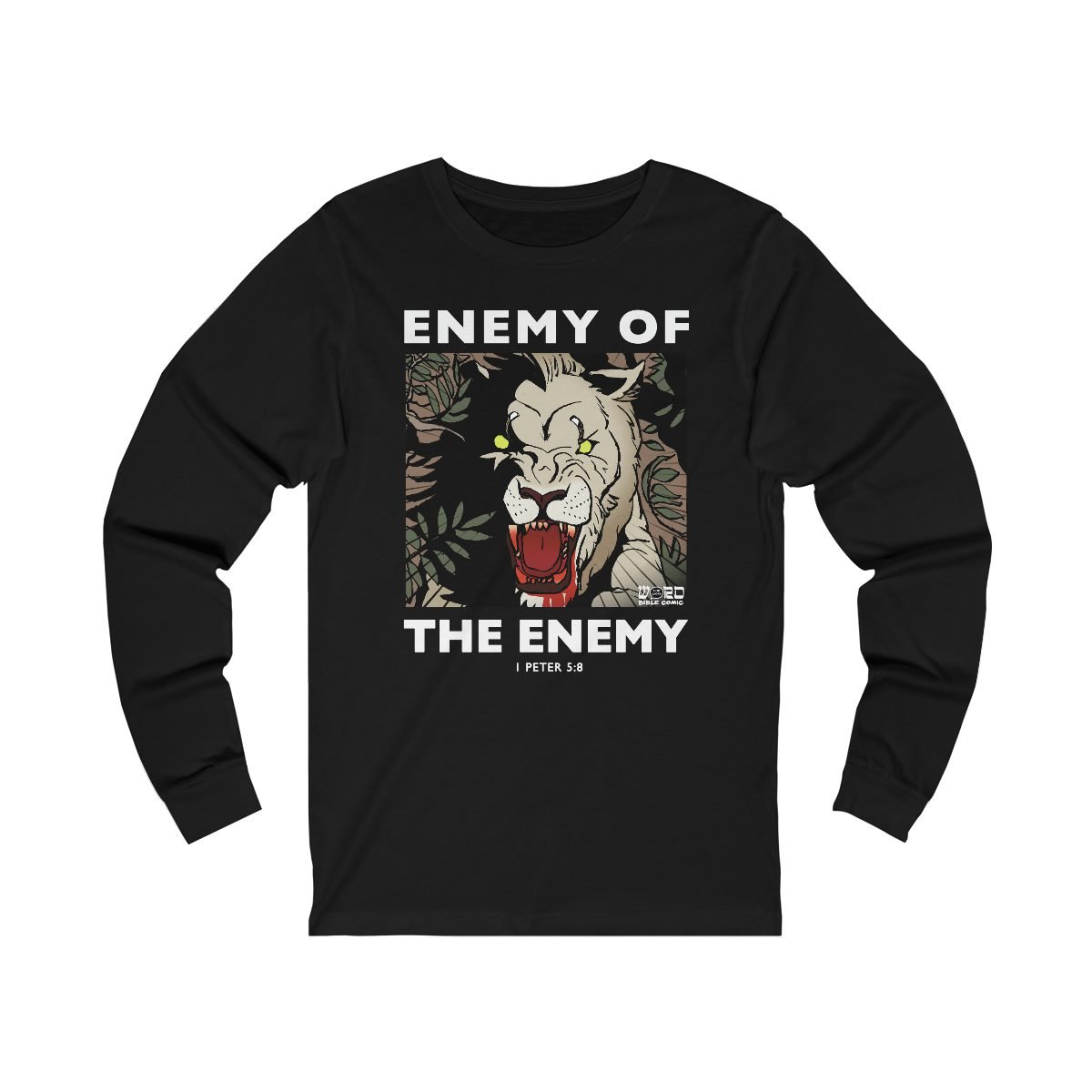 Word For Word Bible Comics – Enemy of the Enemy Long Sleeve Tshirt 3501