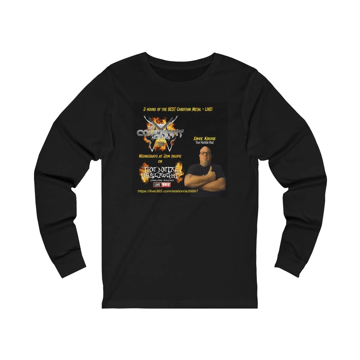 The Metal Onslaught - The Covenant Metal Show Long Sleeve Tshirt