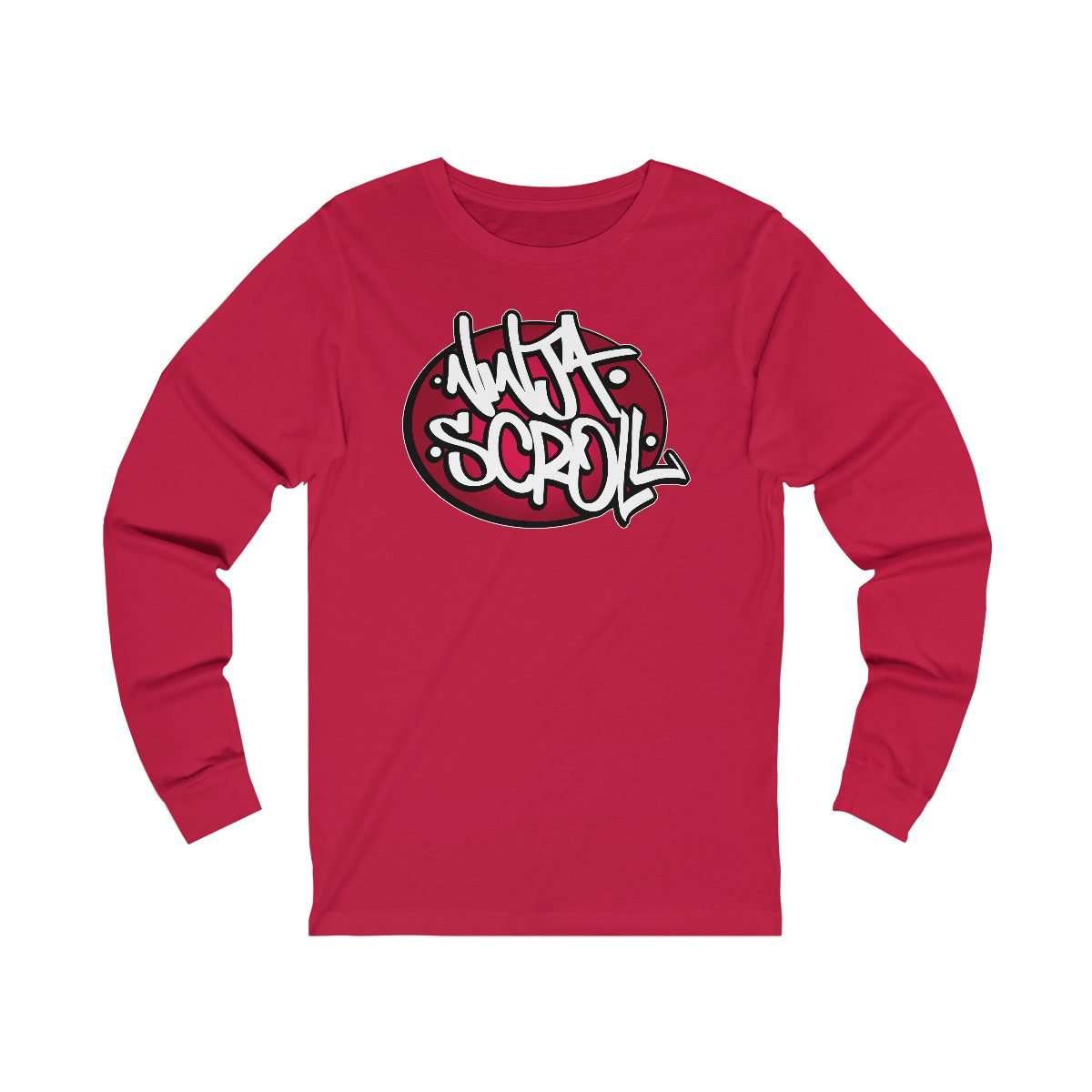 Ninja Scroll Logo Oval Sleeve Tshirt 3501