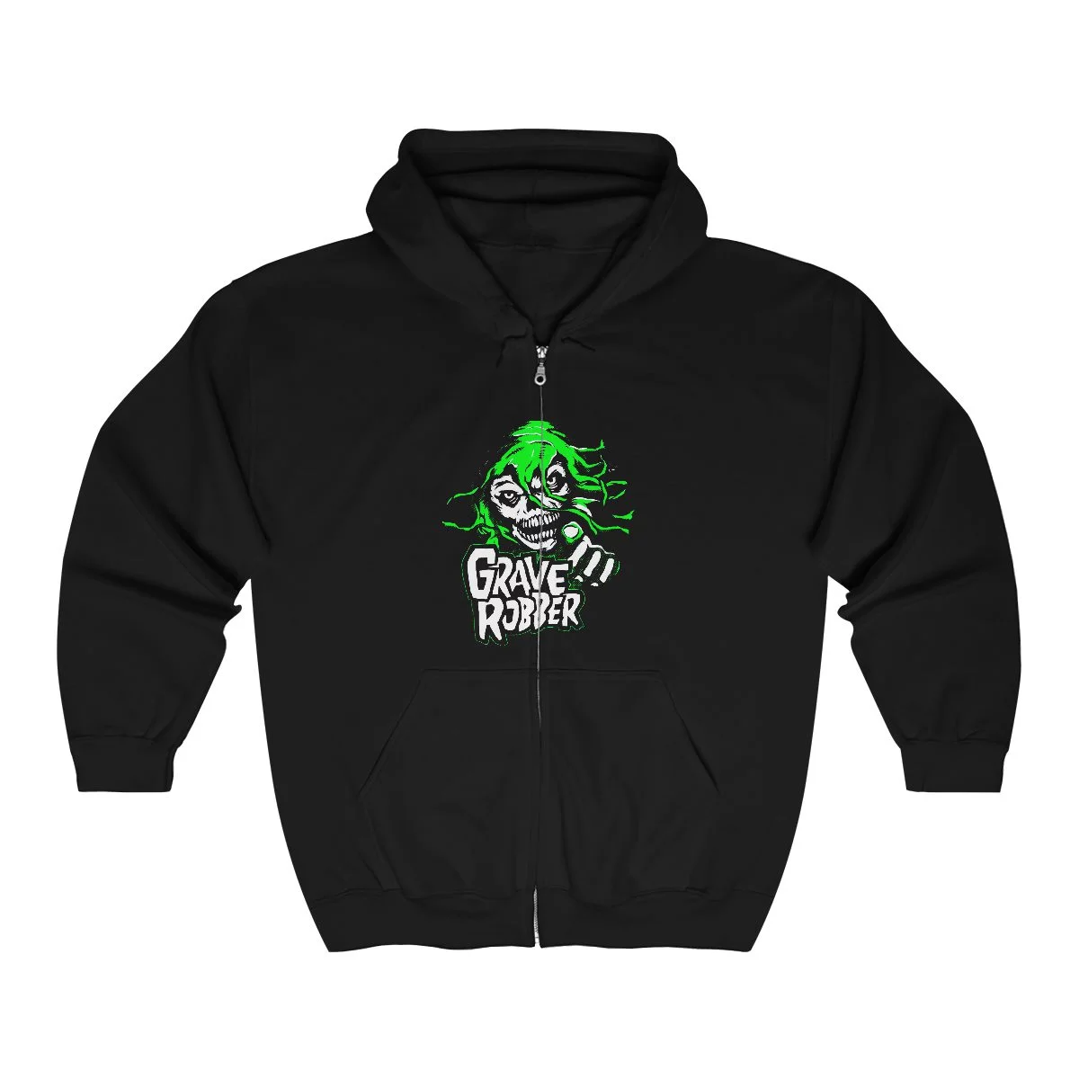 Grave Robber Wretched Full Zip Hooded Sweatshirt