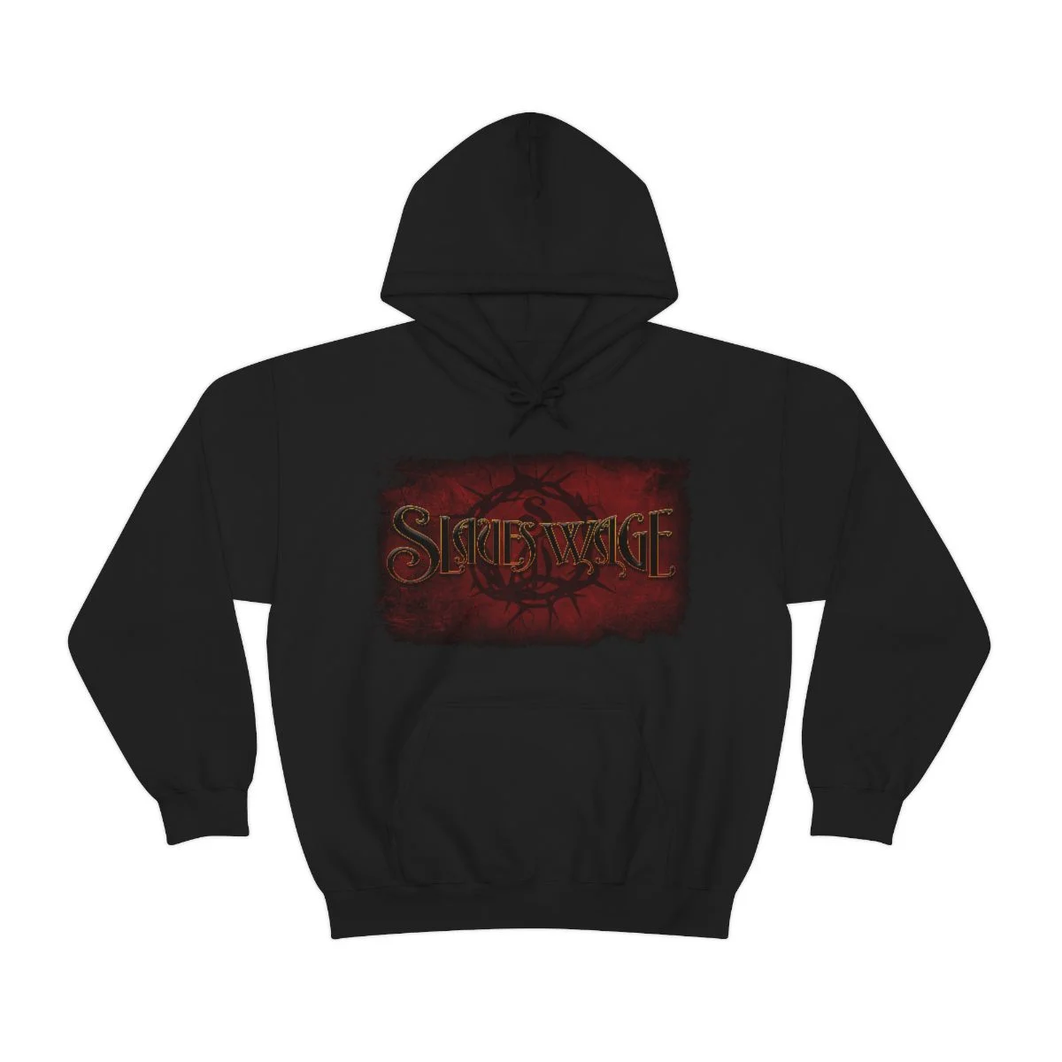 Slaves Wage Pullover Hooded Sweatshirt 185MD