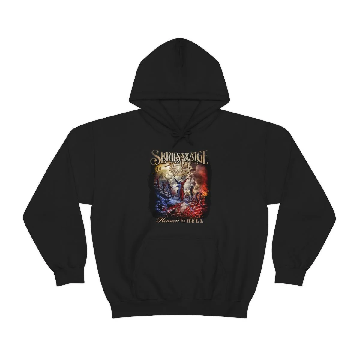 Slaves Wage - Heaven Or Hell Pullover Hooded Sweatshirt 185MD
