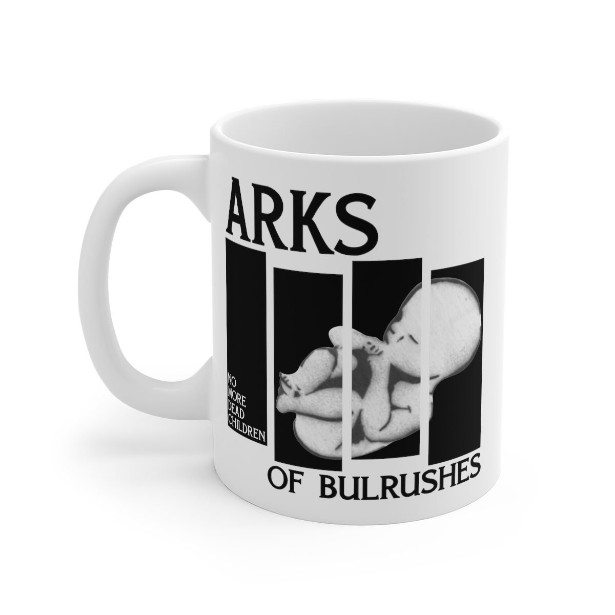 Arks of Bulrushes NMDC Flame White mug 11oz