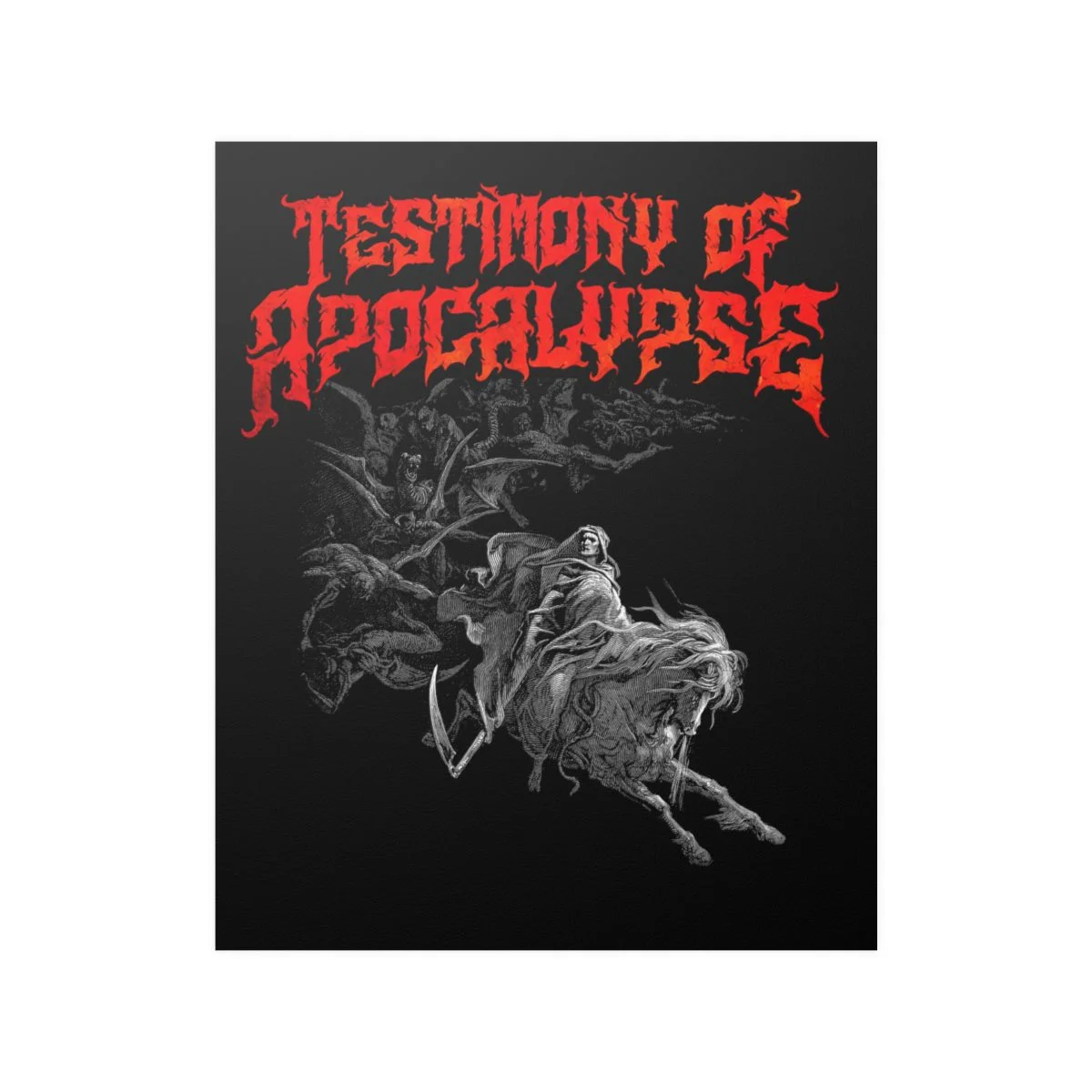 Testimony of Apocalypse - Deathly Visions Posters