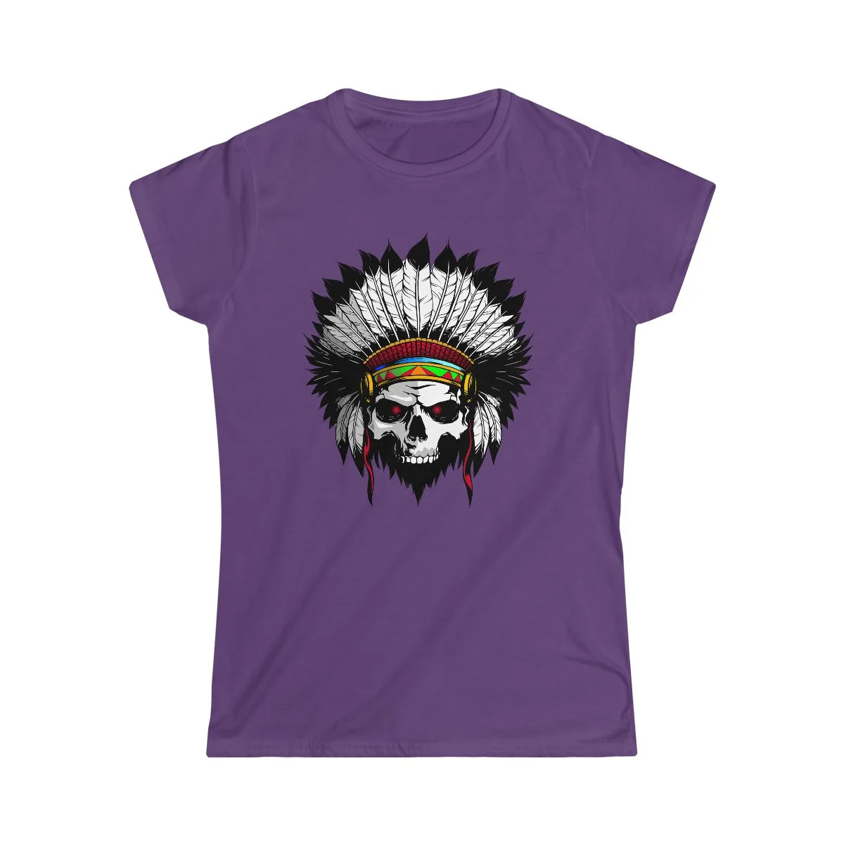 Once Dead Warrior Chief Women's Short Sleeve Tshirt (2 Sided)
