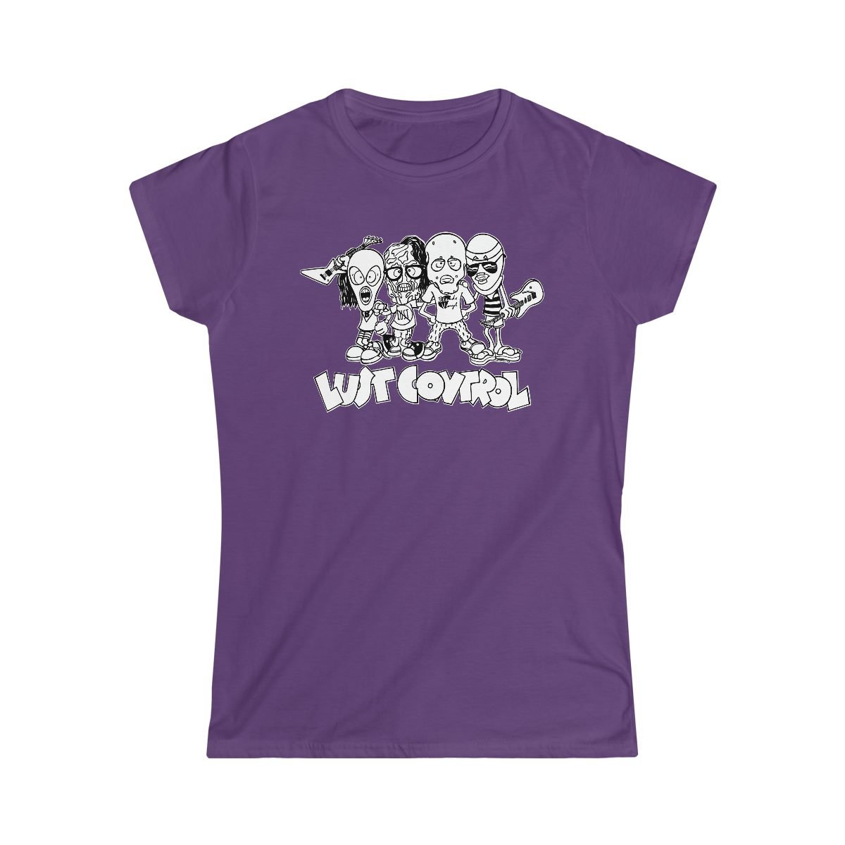 Lust Control Cartoon Characters Women’s Short Sleeve Tshirt 640L