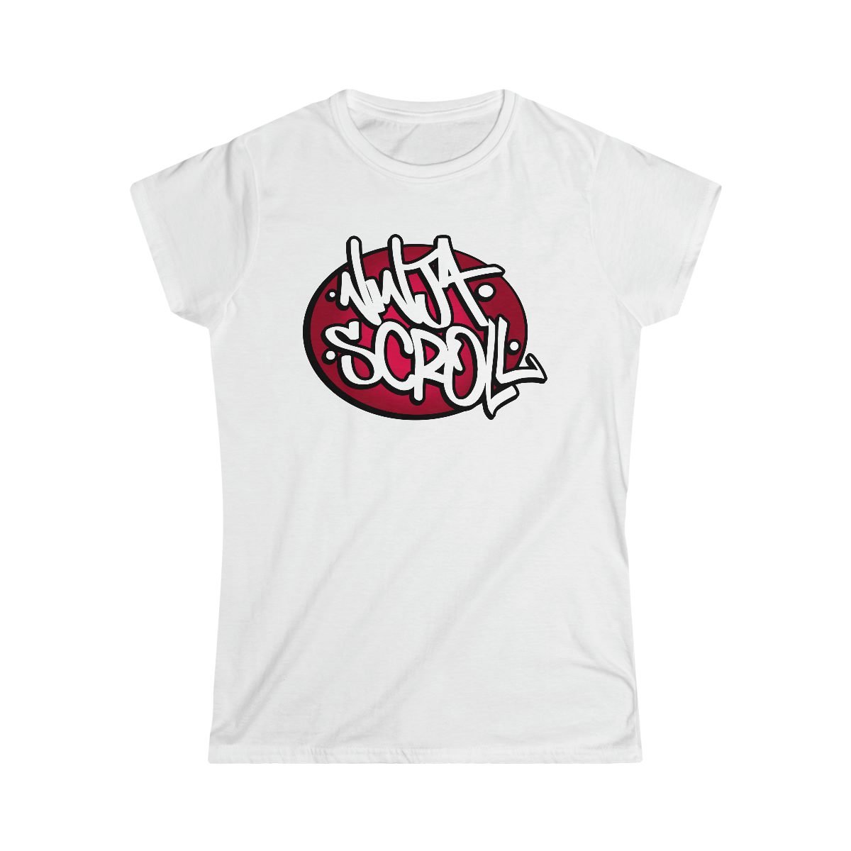 Ninja Scroll Logo Oval Women’s Short Sleeve Tshirt 64000L
