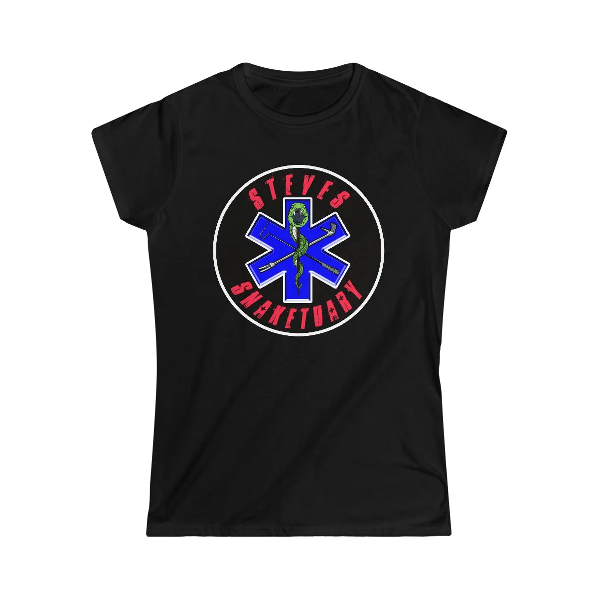 Steve's Snaketuary - Round Logo Women's Short Sleeve Tshirt