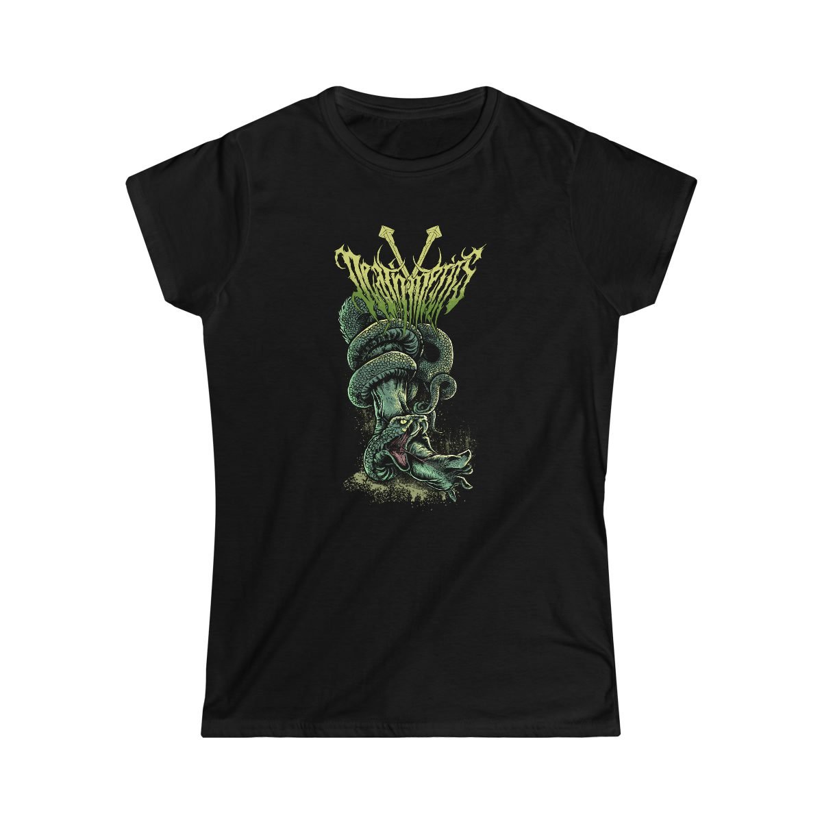 Deathmerits – Snake Women’s Short Sleeve Tshirt 64000L