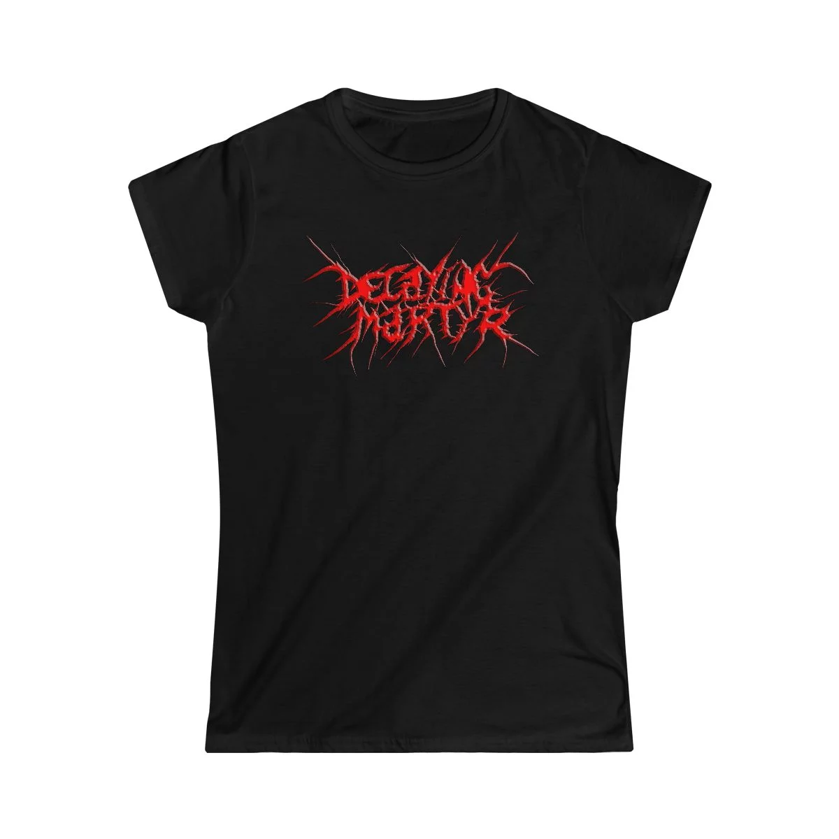 Decaying Martyr 3D Logo (Red) Women's Short Sleeve Tshirt