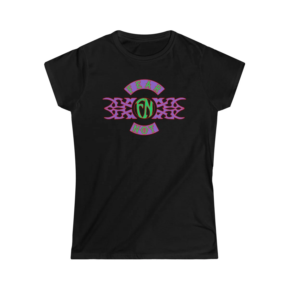 Fear Not Old School Tribal Logo Women's Short Sleeve Tshirt