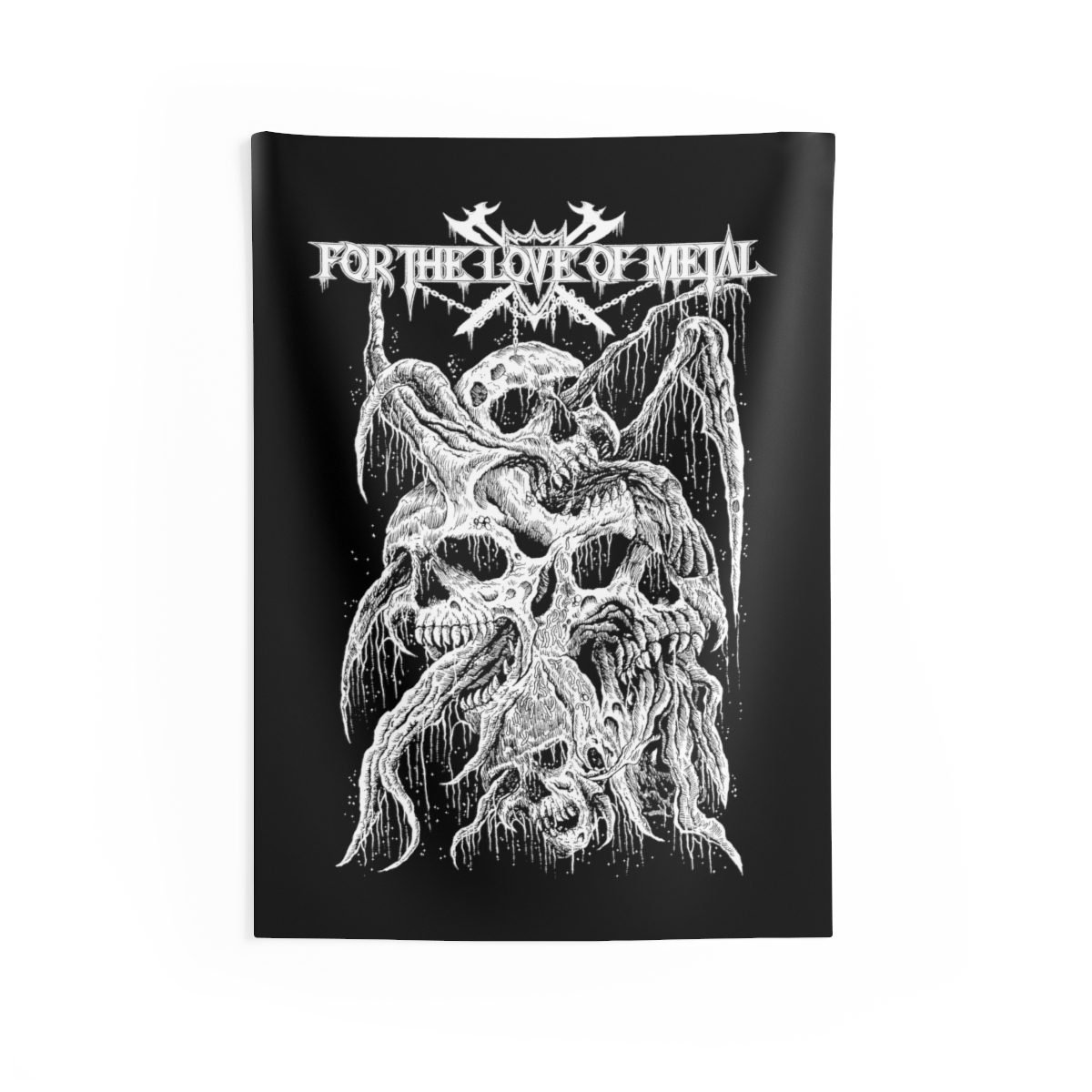 For The Love Of Metal Indoor Wall Tapestries
