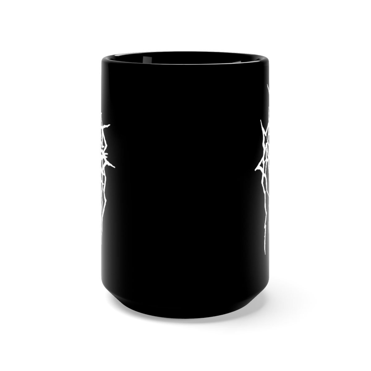 Mangled Carpenter Logo Black Mug 15oz