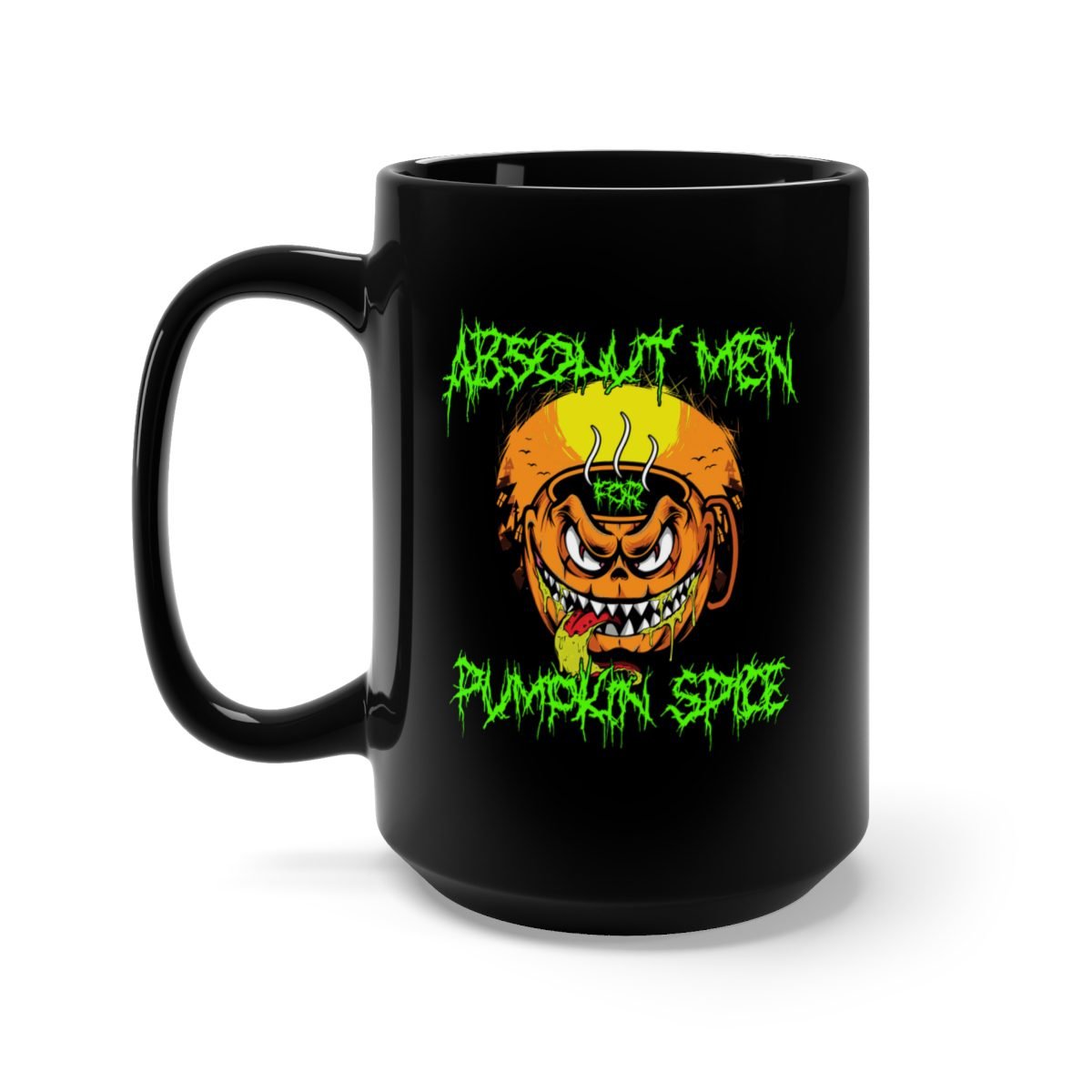 AMPS – Black Metal Logo 15oz Black Mug