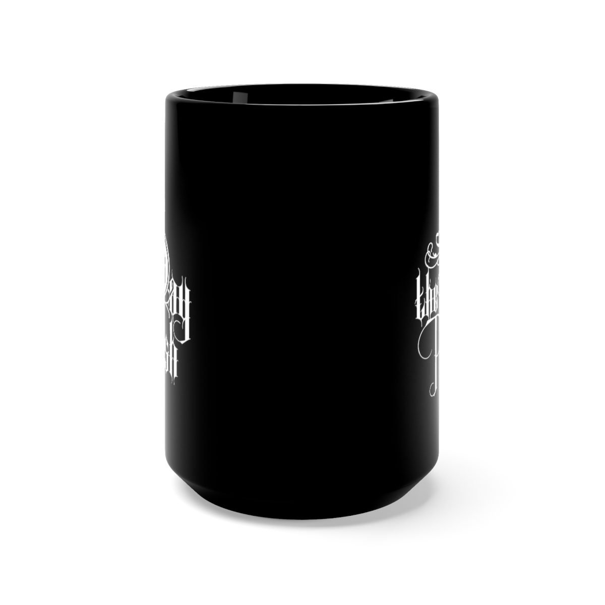 Let The Day Perish Logo 15oz Black Mug