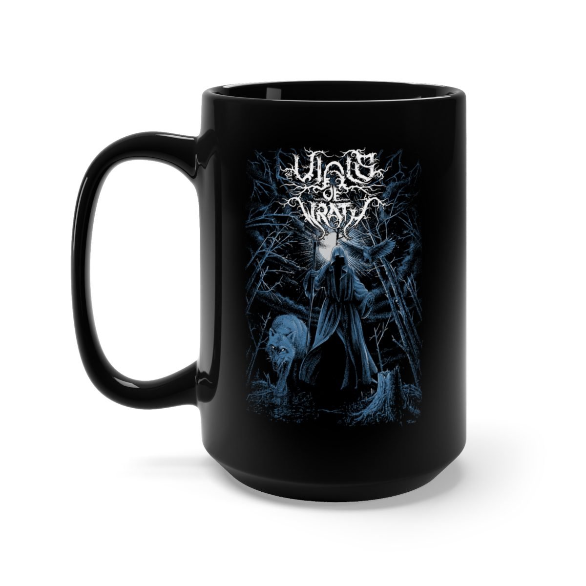 Vials of Wrath – Companions V2 15oz Black Mug