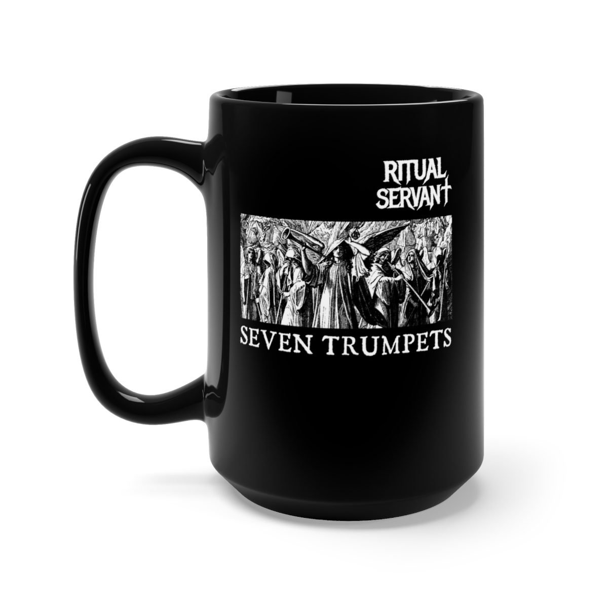 Ritual Servant – Seven Trumpets 15oz Black Mug