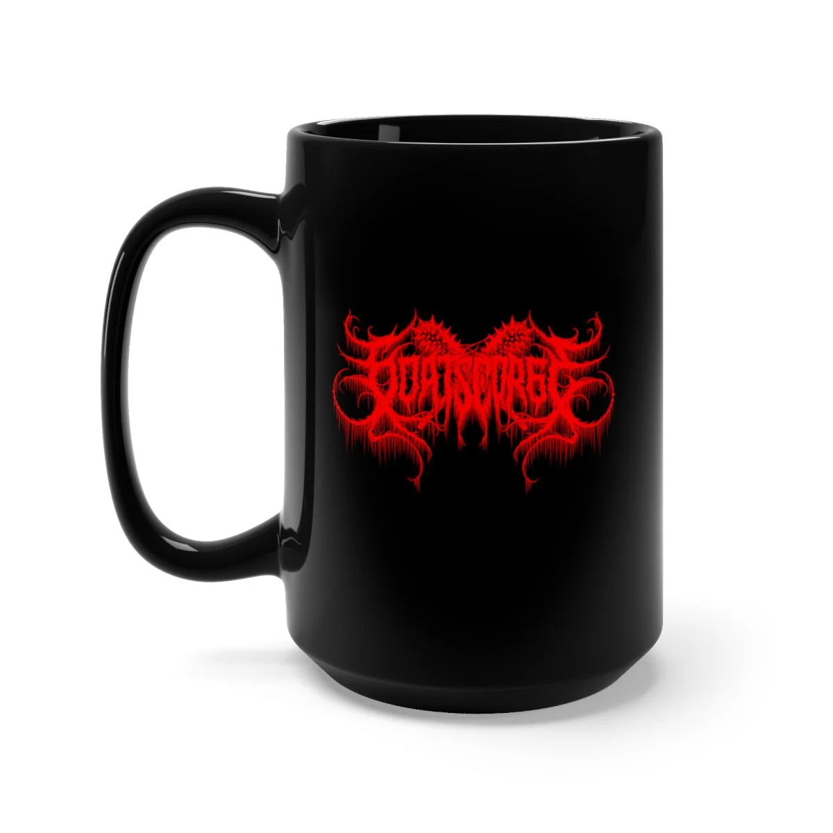 Goatscorge New Logo 2022 Red 15oz Black Mug