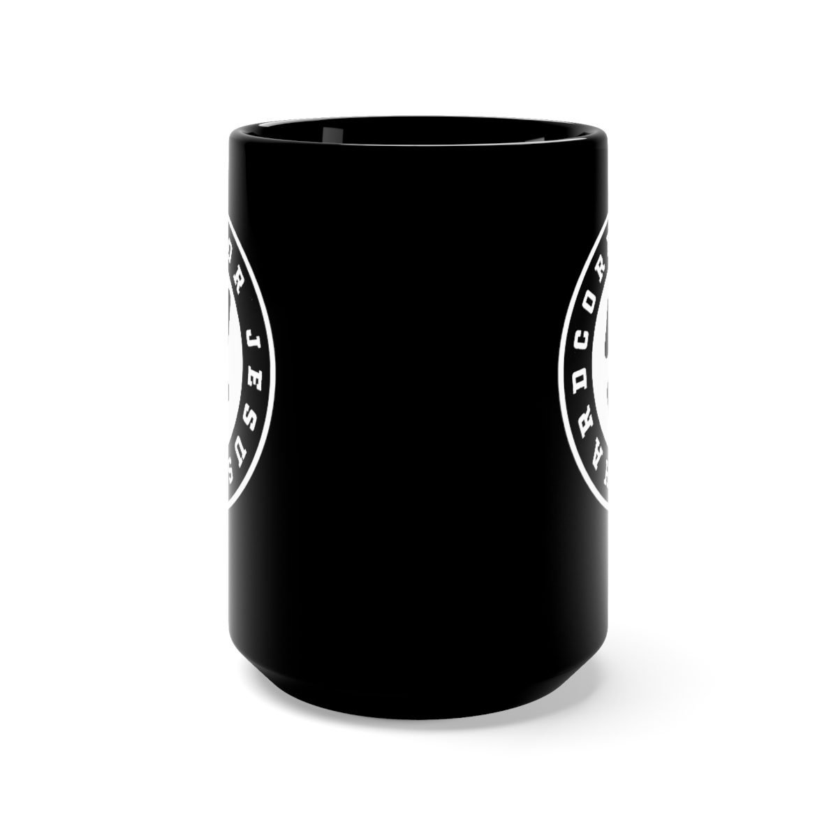 Hardcore for Jesus Logo Black Mug 15oz