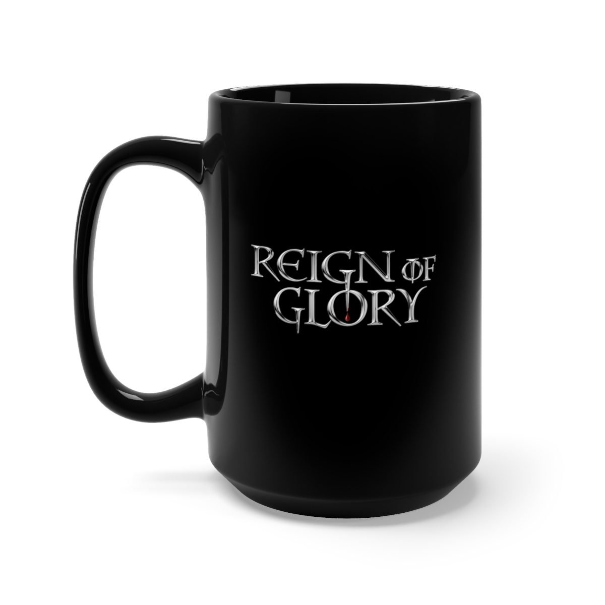 Reign of Glory Logo 15oz Black Mug