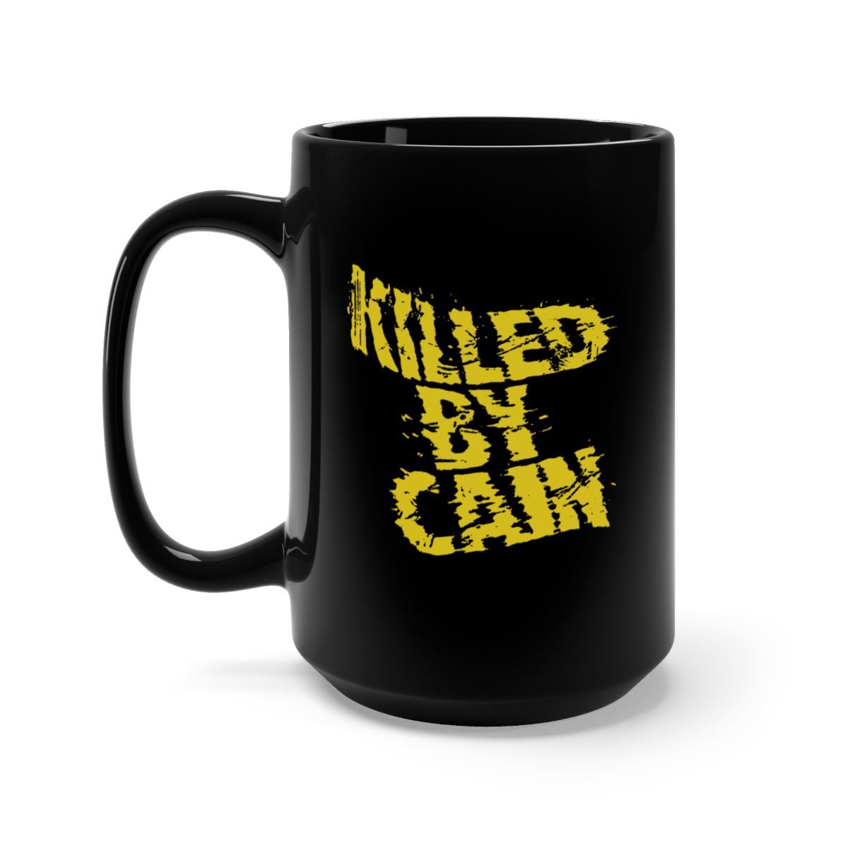 Killed By Cain Logo 15oz Black Mug