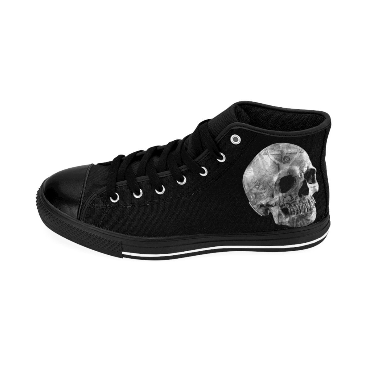 Skull Men’s High-top Sneakers – Anchor Merchandising