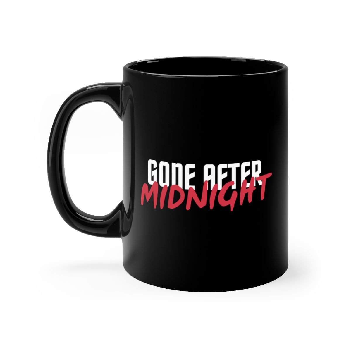 Gone After Midnight Logo 11oz Black mug