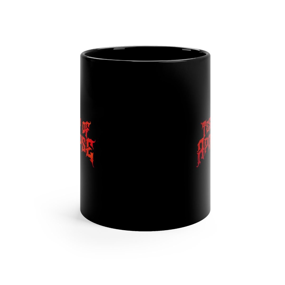 Testimony of Apocalypse Logo 11oz Black mug