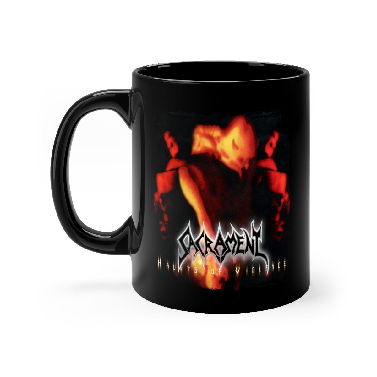 Sacrament – Haunts of Violence 11oz Black mug