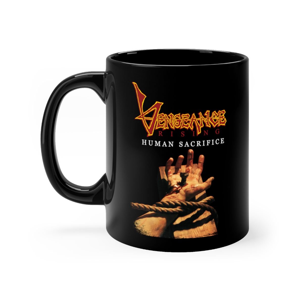 Vengeance Rising – Human Sacrifice 11oz Black mug