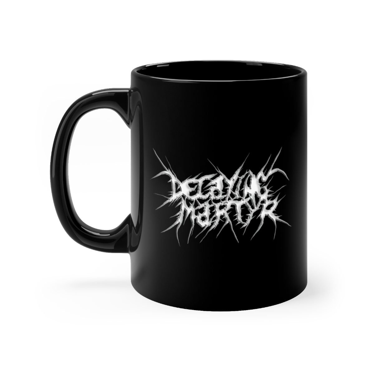 Decaying Martyr 3D Logo 11oz Black mug
