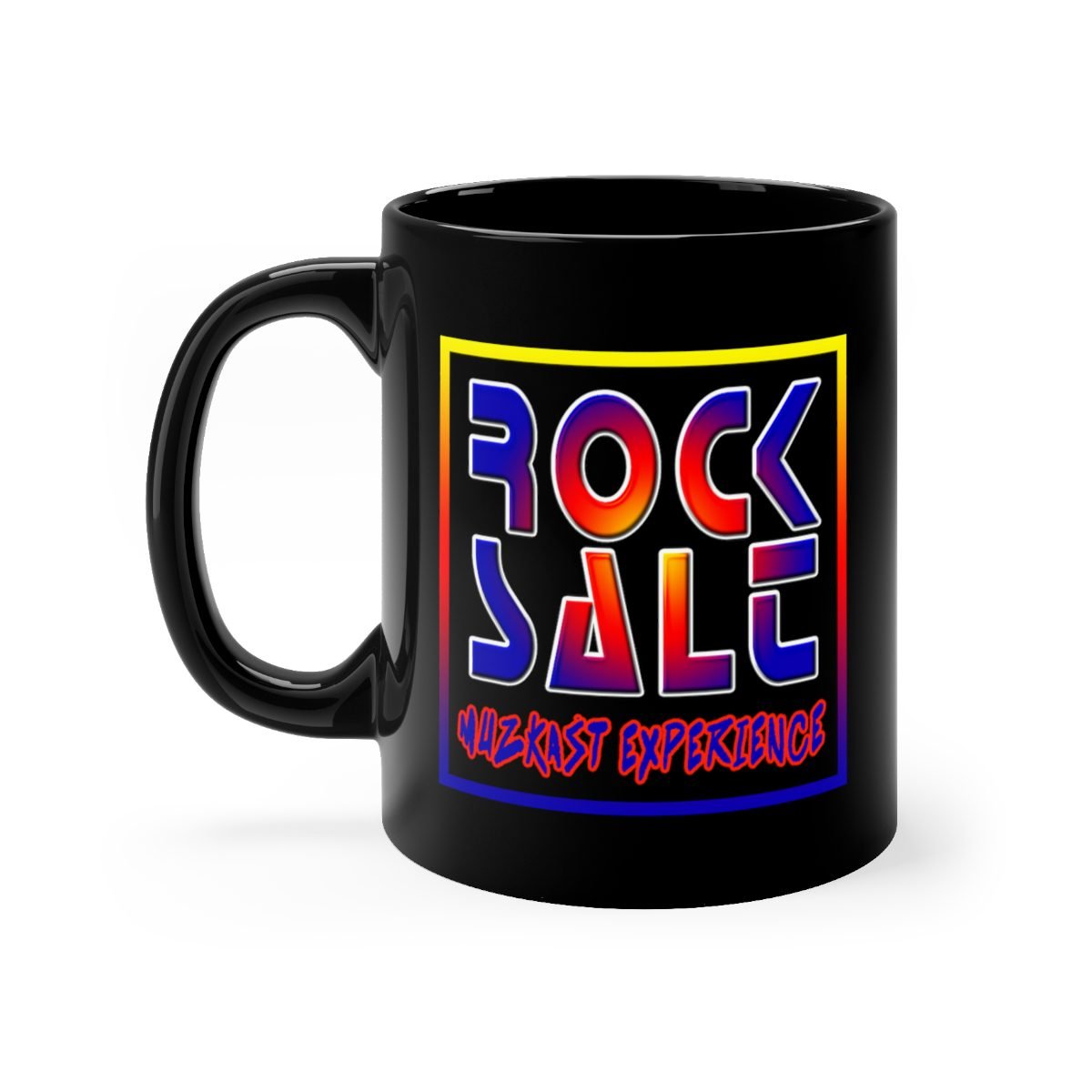 Rock Salt Muzcast Experience 11oz Black mug