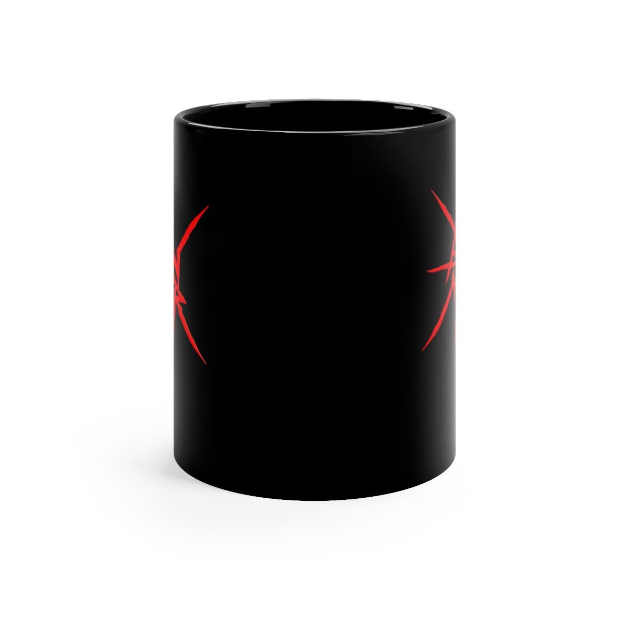 Brain Matter – Red Logo 11oz Black mug