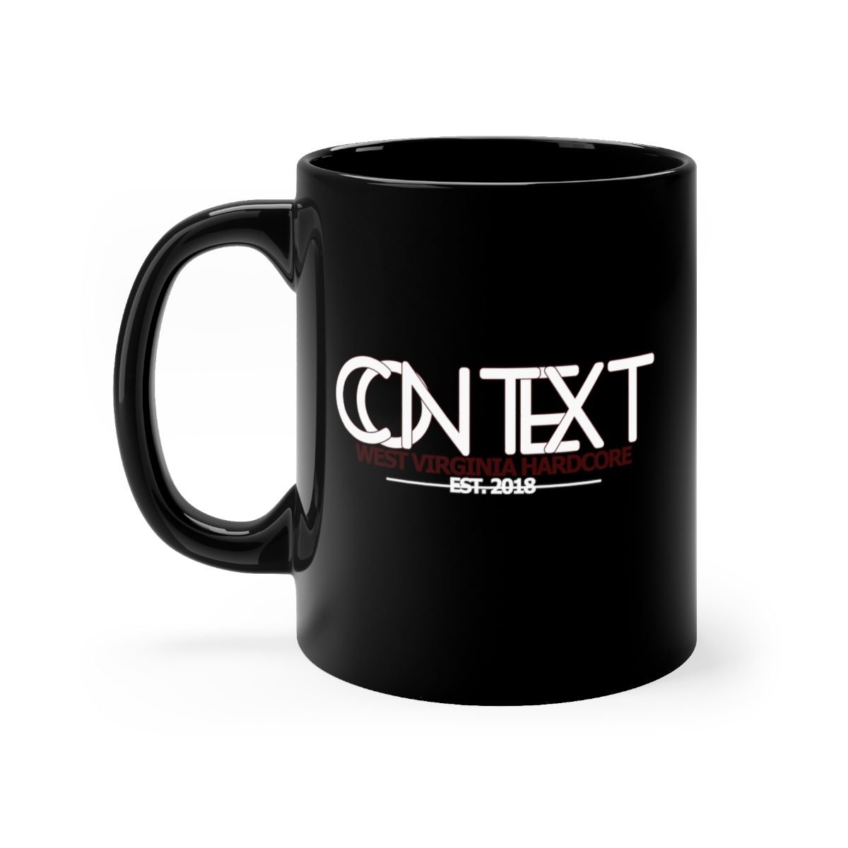 Context – West Virginia Hardcore 11oz Black mug