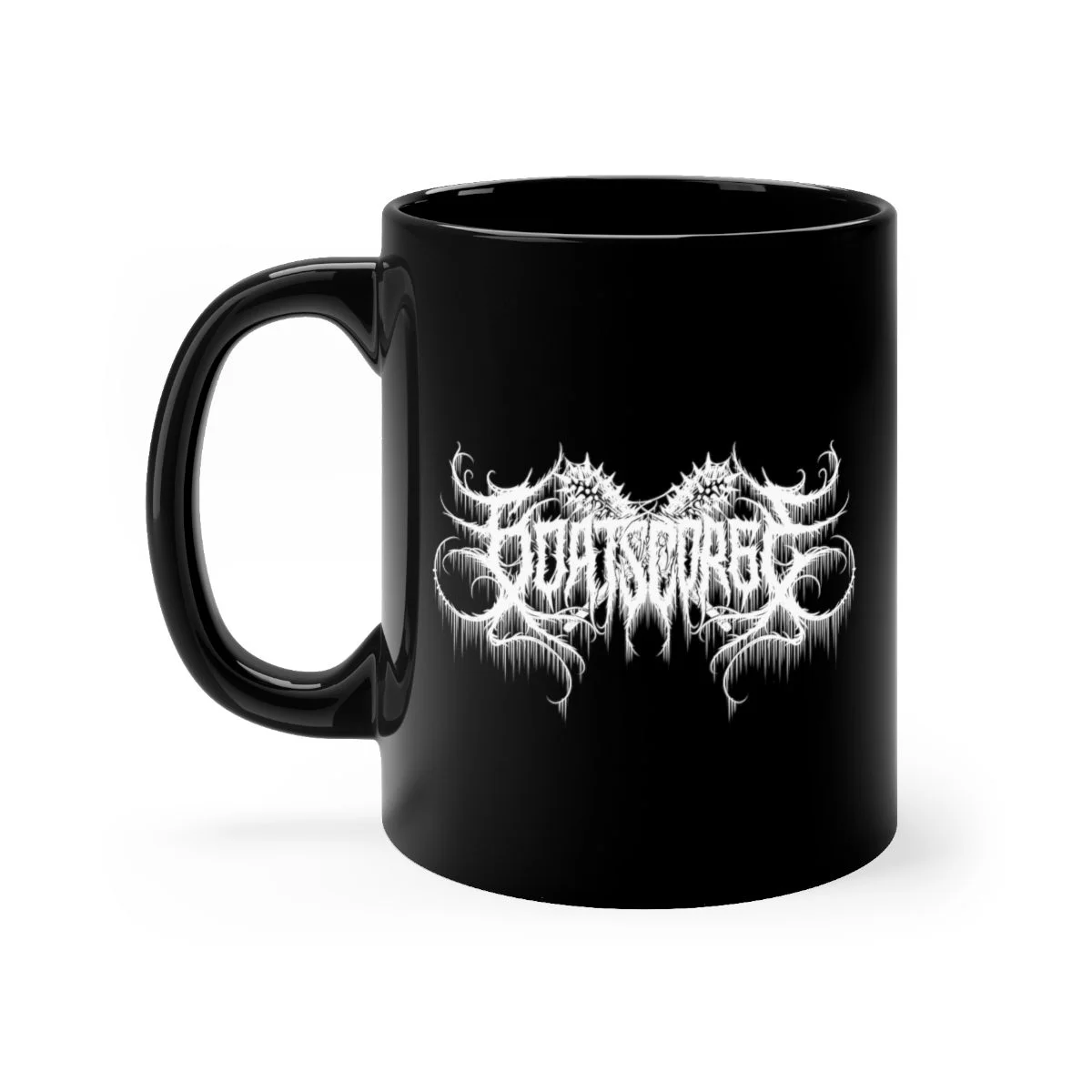 Goatscorge New Logo 2022 White 11oz Black mug