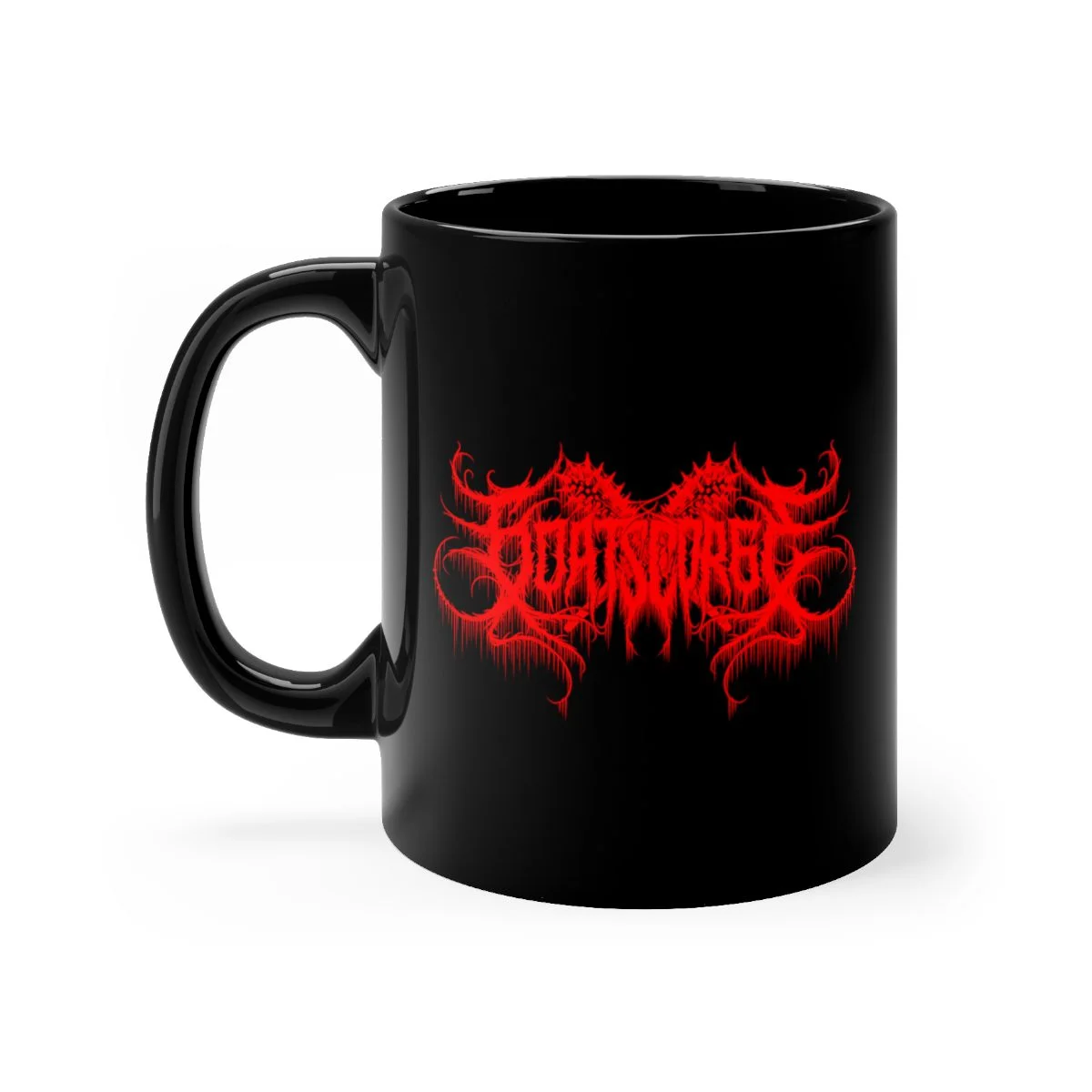 Goatscorge New Logo 2022 Red 11oz Black mug