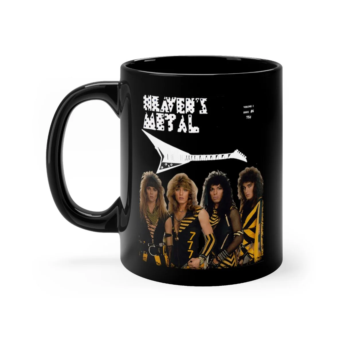 Heaven's Metal Magazine Issue 1 Stryper Black mug 11oz
