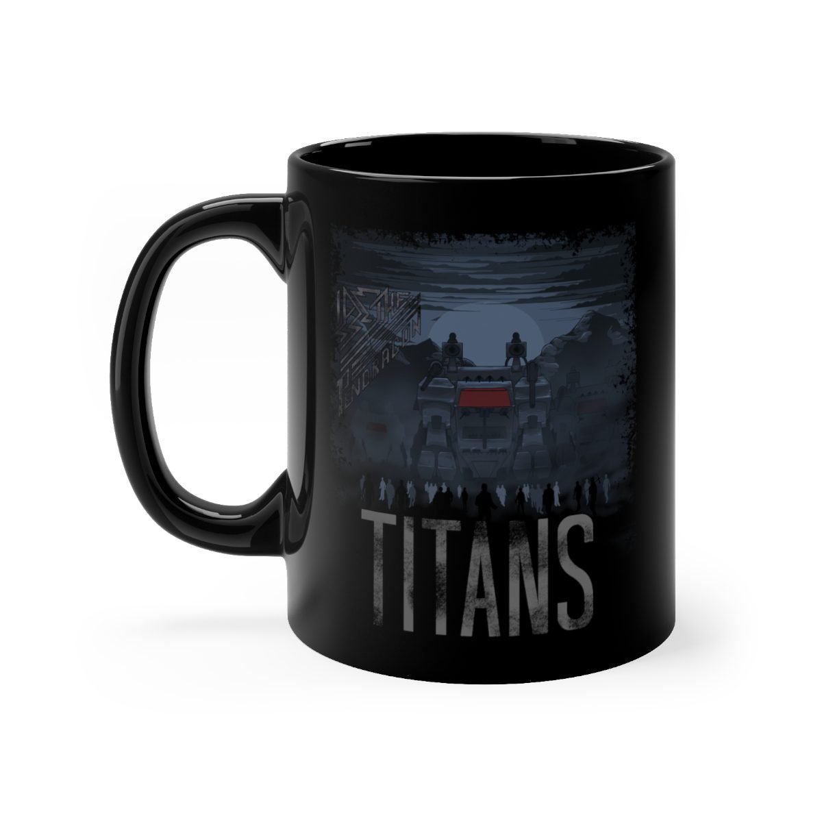 I Am The Pendragon – Titans 11oz Black mug