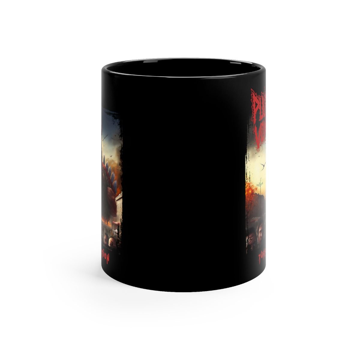 Pulpit Vomit – Turkey Annihilation (The Charon Collective) 11oz Black mug