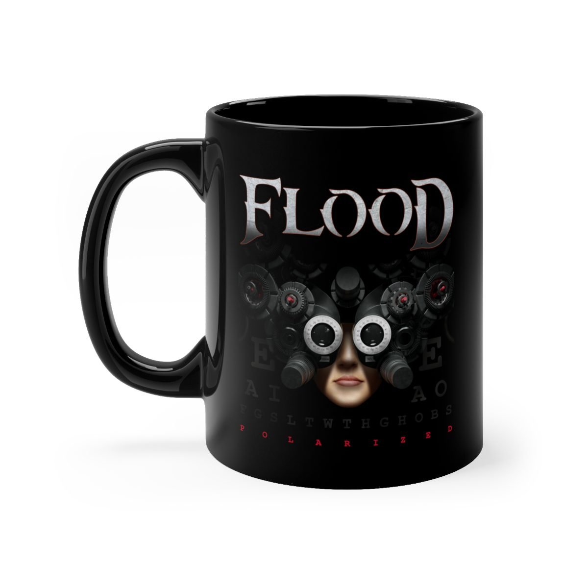 FLOOD – Polarized Black mug 11oz