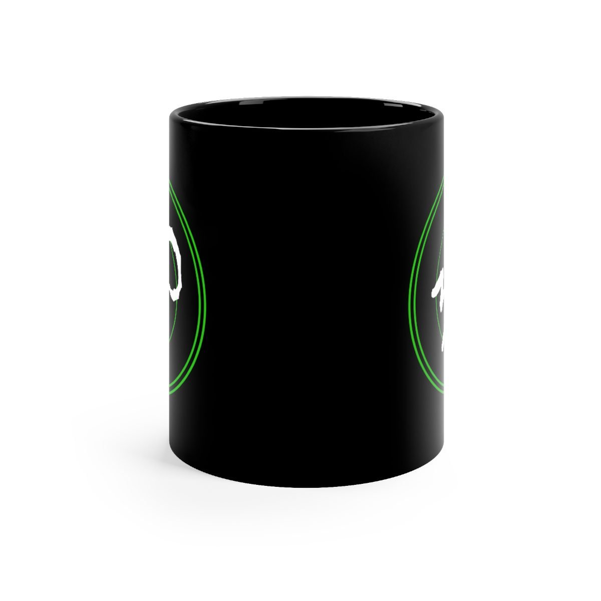 390 Logo 11oz Black mug