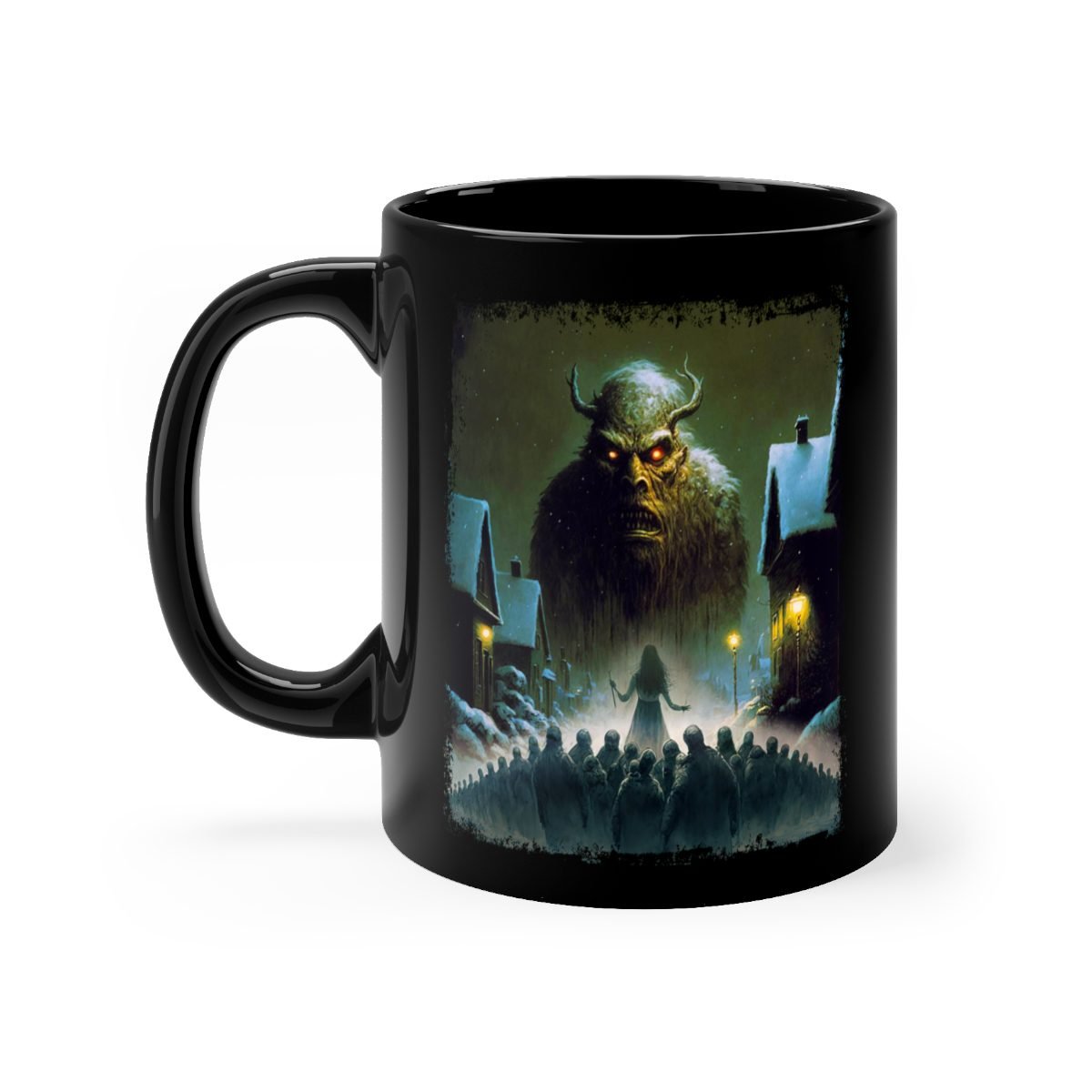 Holiday Horrors -Gryla The Troll 11oz Black mug