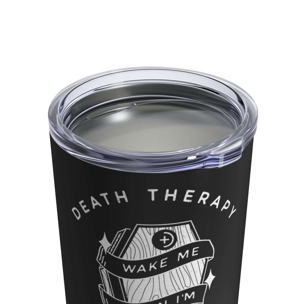 Death Therapy - Wake Me When I'm Dead Tumbler 10oz - Image 6