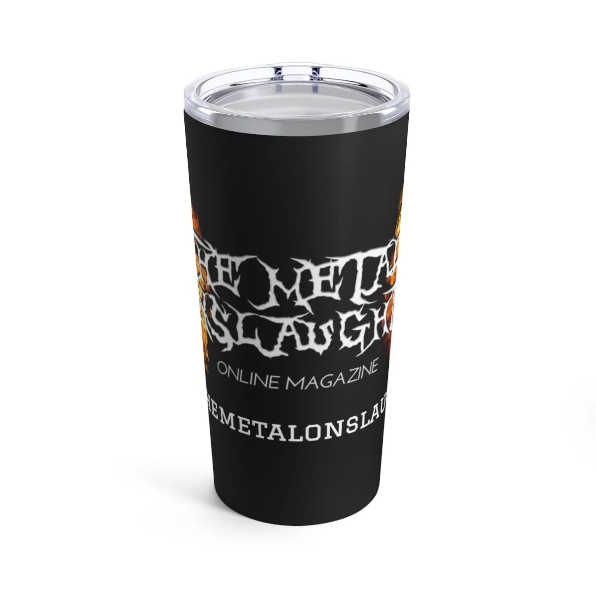 The Metal Onslaught Magazine 20oz Stainless Steel Tumbler