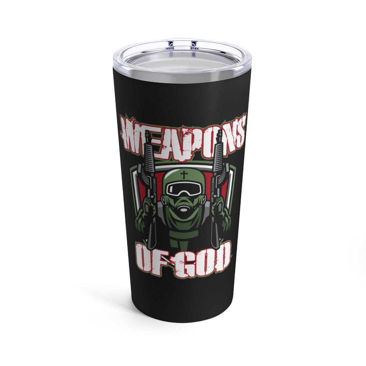Weapons of God Soldier 20oz Stainless Steel Tumbler