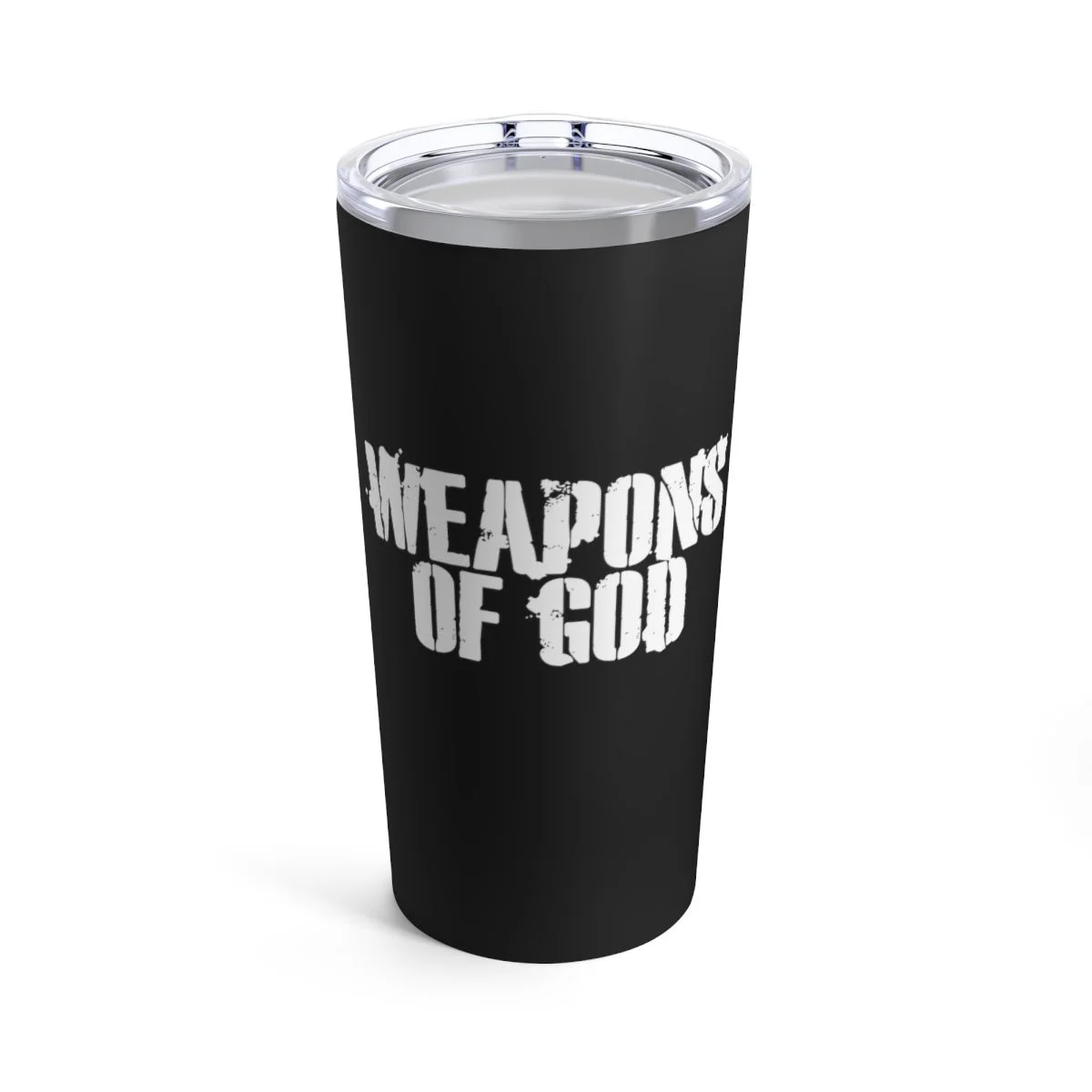 Weapons of God Logo 20oz Stainless Steel Tumbler