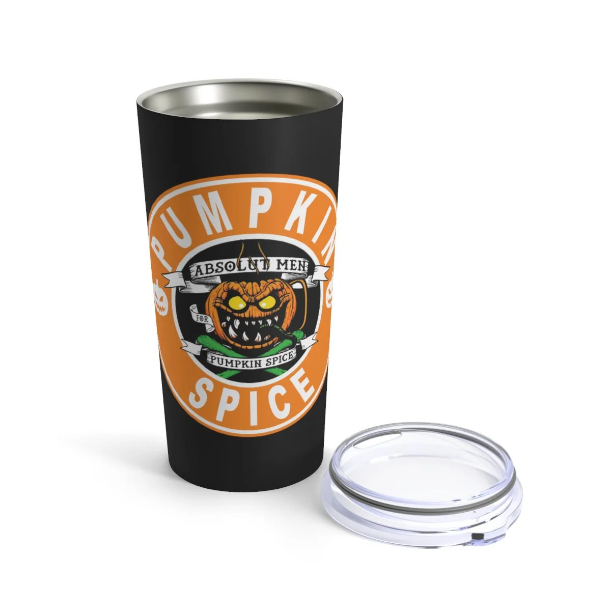 AMPS - Pumpkin Spice Logo 20oz Stainless Steel Tumbler - Image 5
