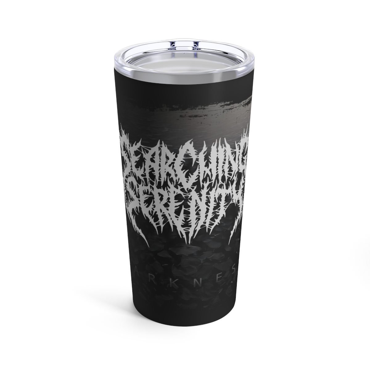 Searching Serenity – Darkness 20oz White Stainless Steel Tumbler