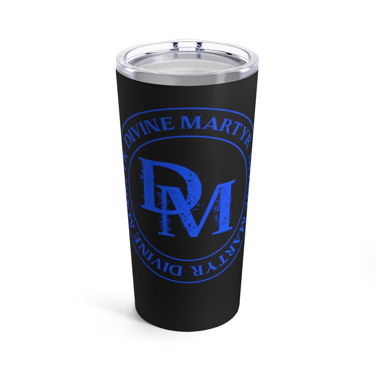 Divine Martyr Blue Circle 20oz Stainless Steel Tumbler